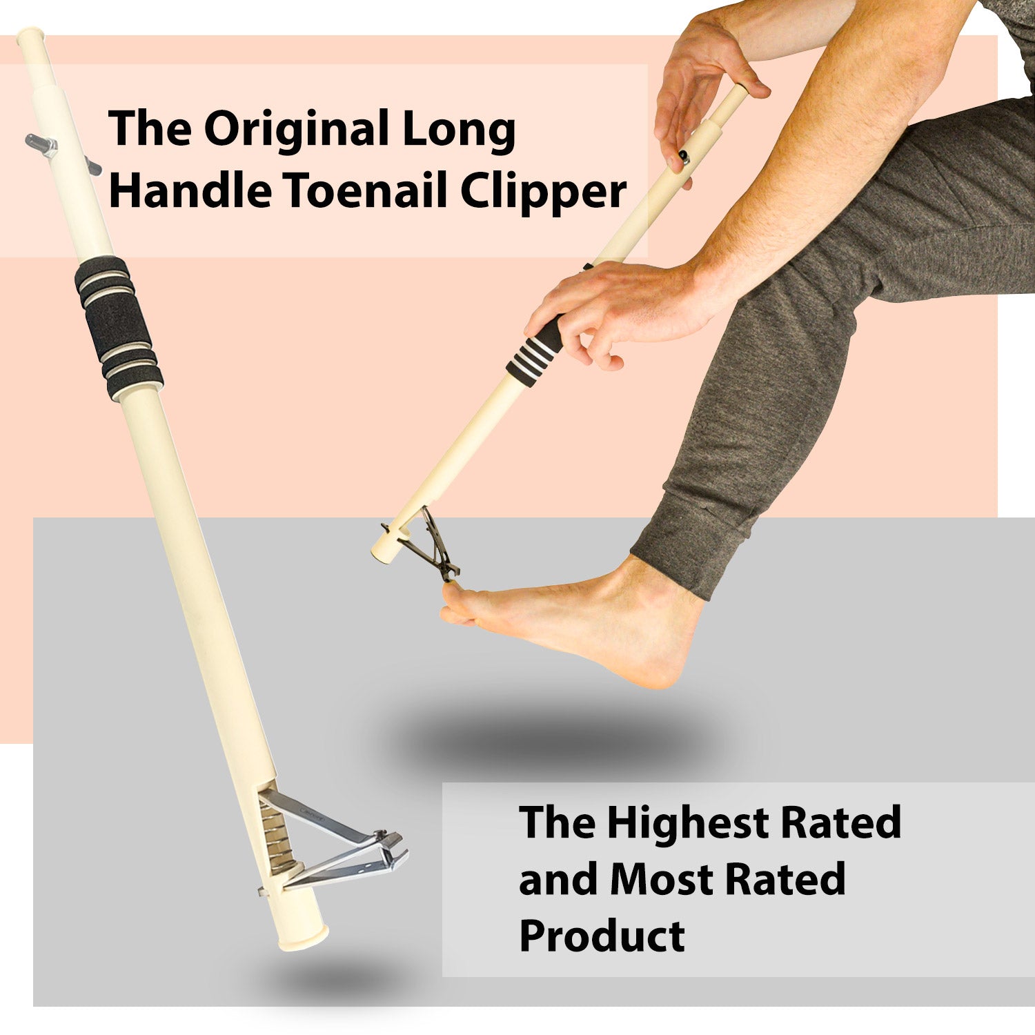 Pistol-Grip Remote Toe Nail Clipper - FREE Shipping